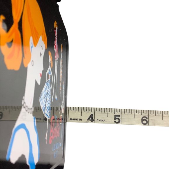 Vintage Barbie Lunch Kit Hallmark 1998 Metal School Days Collectible Black Red - Picture 7 of 7